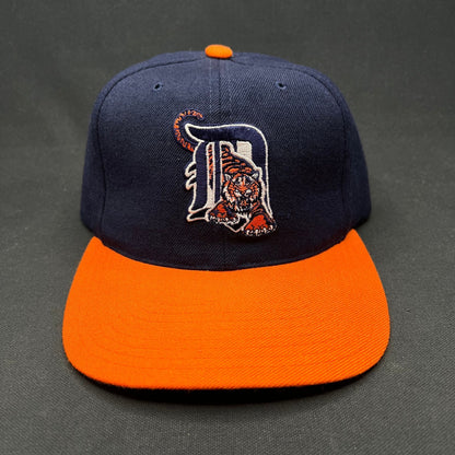 Vintage Detroit Tigers Snapback Hat American Needle Wool