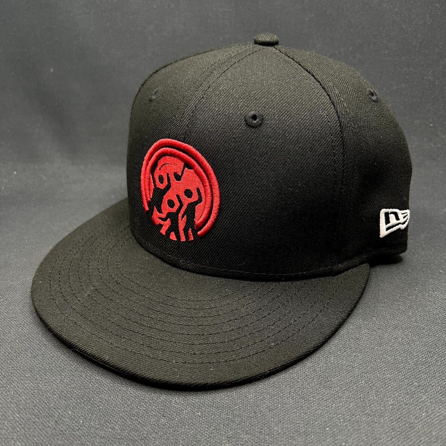 Background Vibez DJ Sets New Era 9FIFTY Snapback Hat Black Red