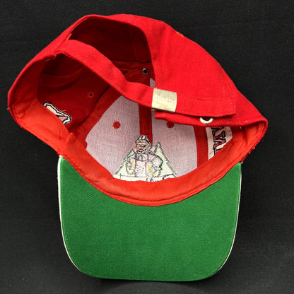 Rothaus German Beer Strapback Hat Brewery Promo Red White Green Cap