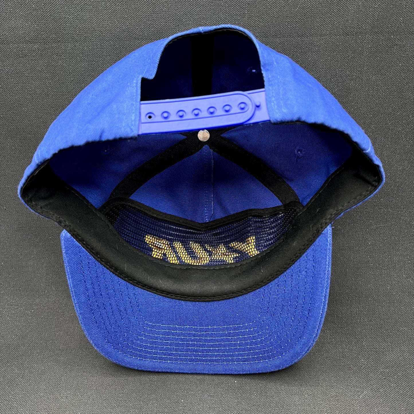 Your Multimedia YOUR Snapback Hat Blue Gold Promotional Cap