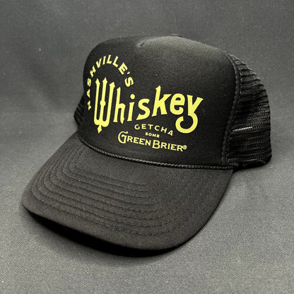 Vintage Nashville’s Whiskey Getcha Some Green Brier Nissin Trucker Snapback Hat