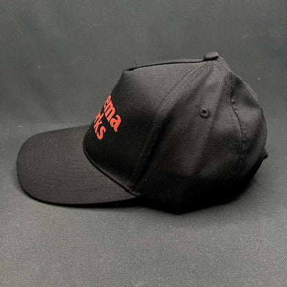 Retro Samy’s Cinema Works Nissin Strapback Hat Black Red Film Production Camera Crew
