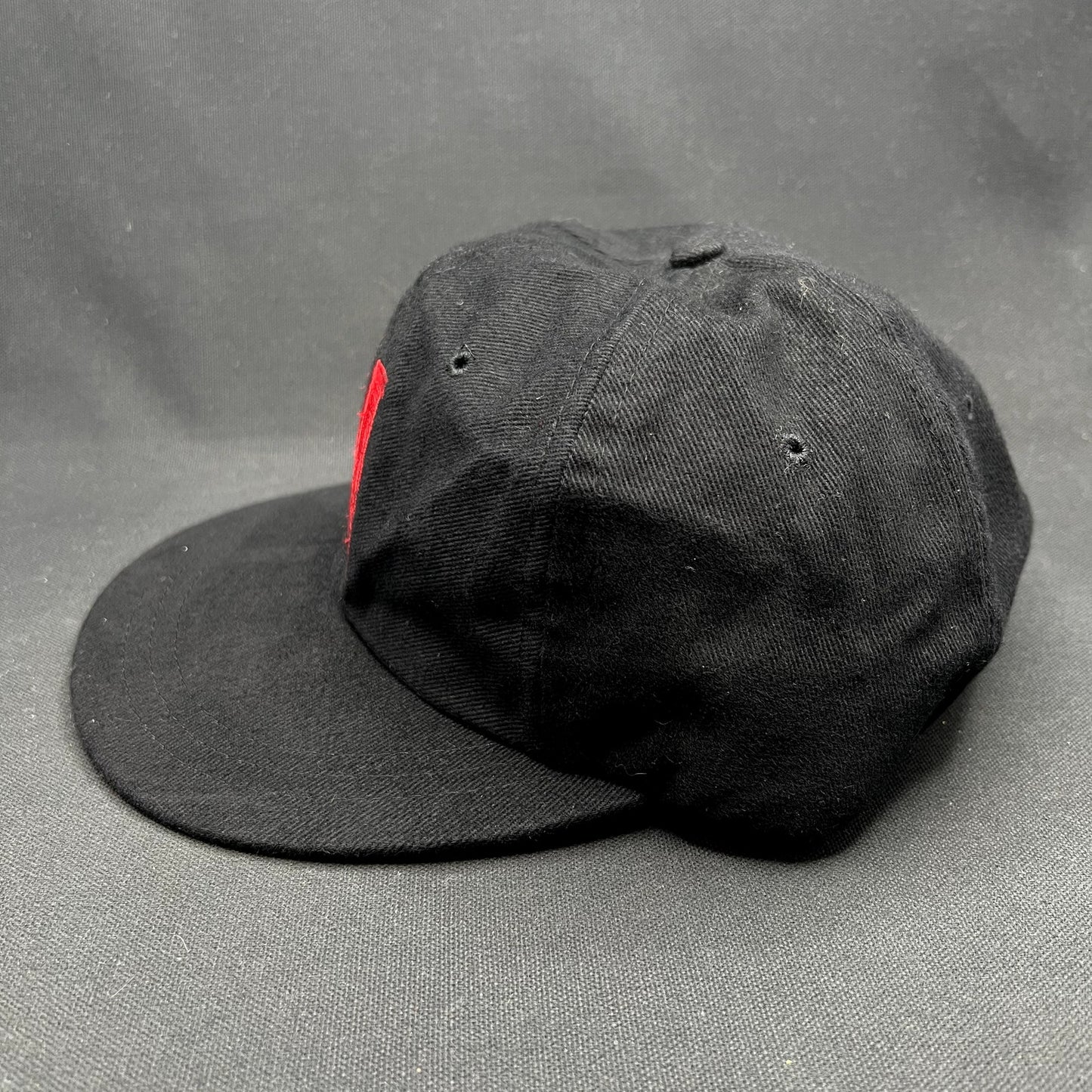 Vintage Marlboro Red “M” Strapback Hat Black Tobacco Promo Cap