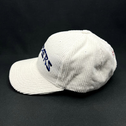 Los Angeles Clippers White Corduroy Cedars-Sinai Strapback Hat Melonwear