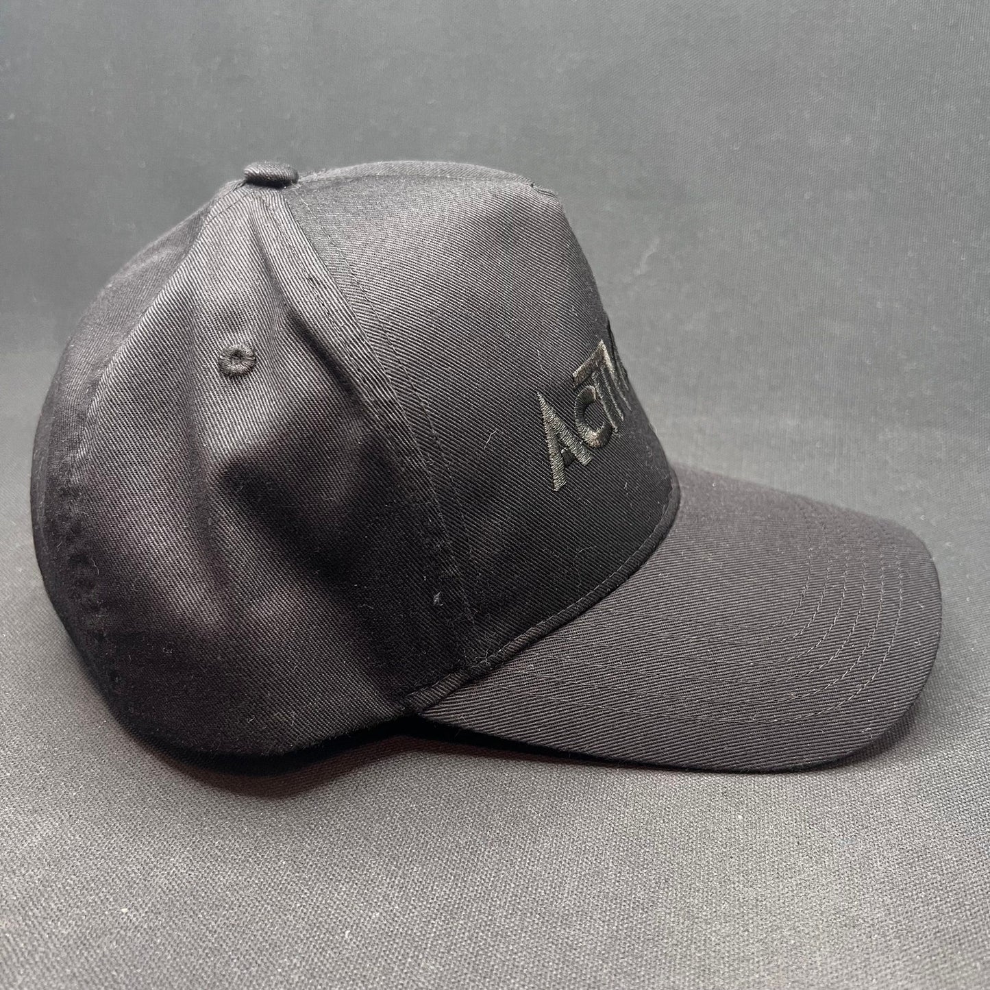 Retro Activision Black Snapback Hat Video Game Company Cap