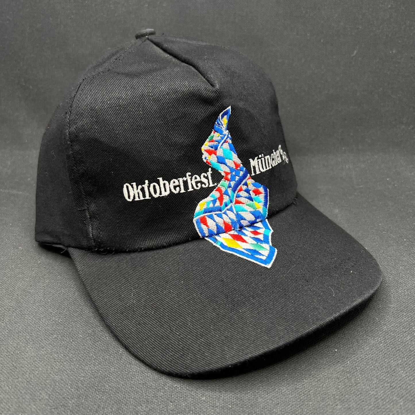 Vintage 1993 Oktoberfest Munich Hat Strapback Bavarian Germany Cap