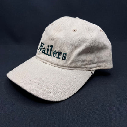 Vintage 90s Y2K Wailers Reggae Strapback Hat Bob Marley Band Logo