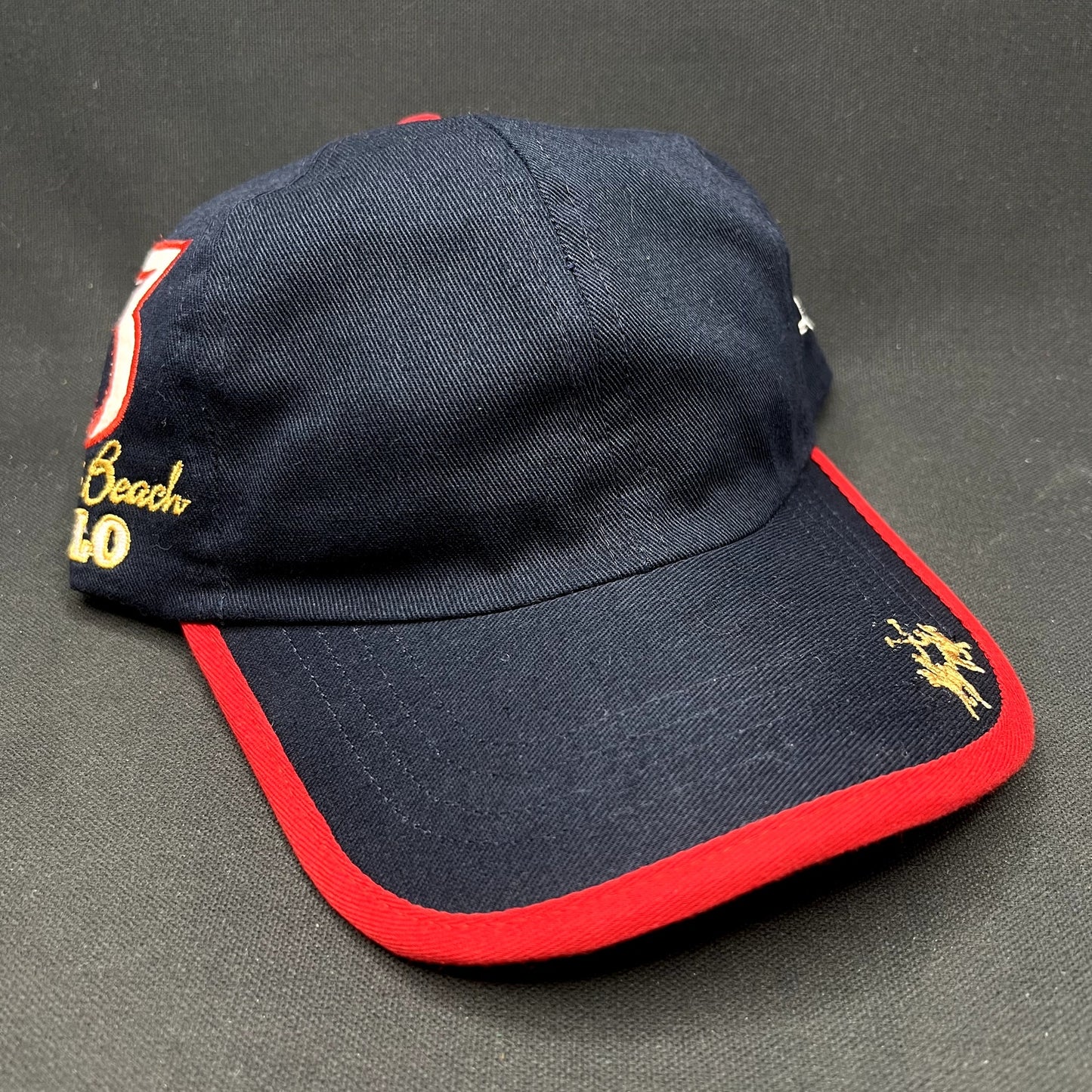 Vintage La Martina Miami Beach Polo Maserati Strapback Hat Cap