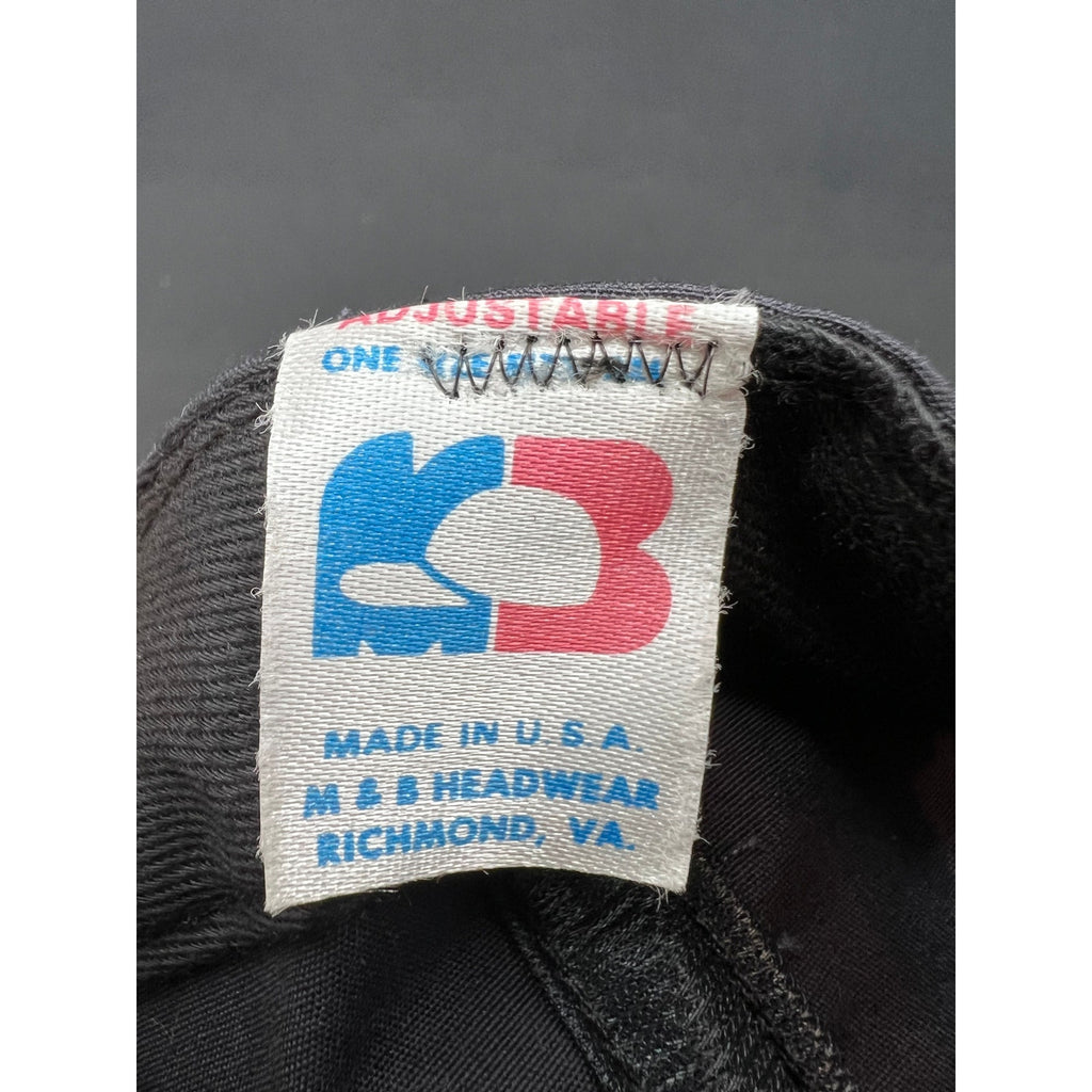 Vintage Jose Cuervo Primo Tequila Snapback Hat M&B Headwear USA Black & Gold