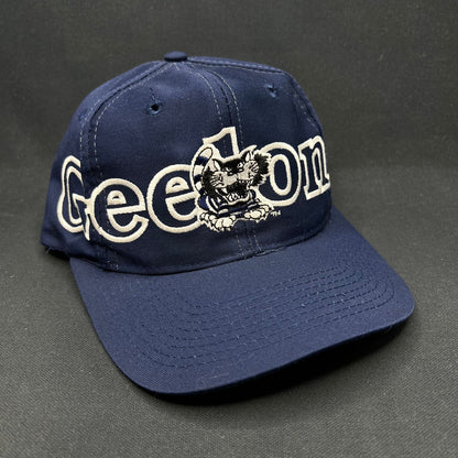 Vintage Geelong AFL Snapback Hat Big Logo Spellout Made in Taiwan