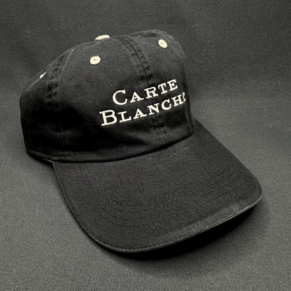 Retro Carte Blanche Napa Valley Strapback Hat Black AHEAD Vintage