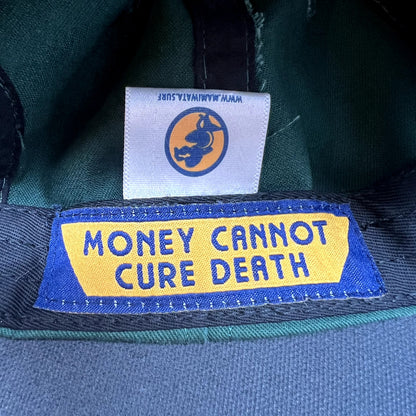 Mami Wata Surf Snapback Hat Green African Surf “Money Cannot Cure Death”