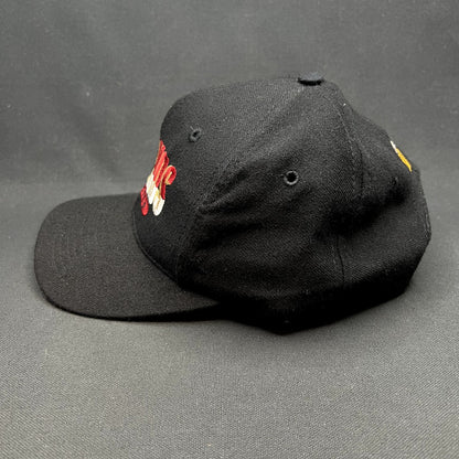 Vintage Legends of Aspen Snapback Hat Black Ski Resort Colorado Cap