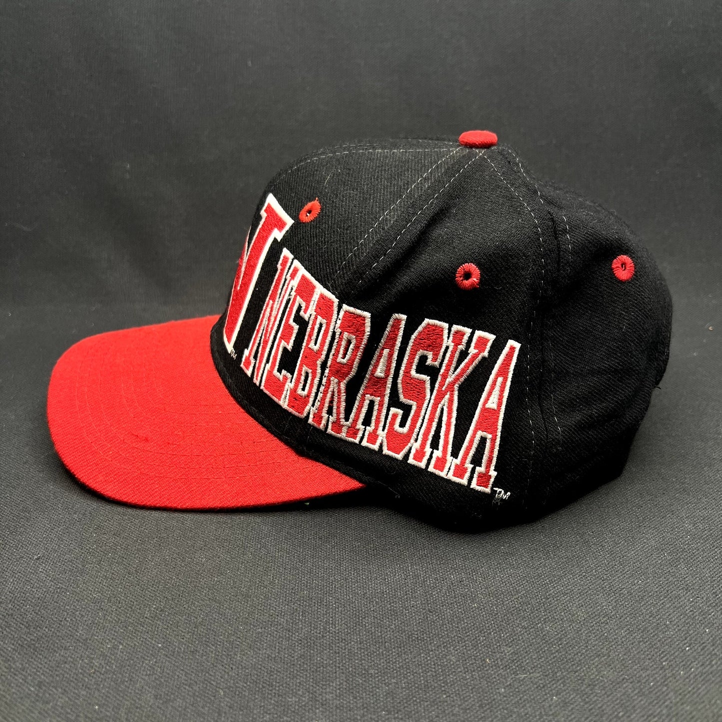 Vintage Nebraska Cornhuskers Snapback Hat Apex One Varsity Big Logo