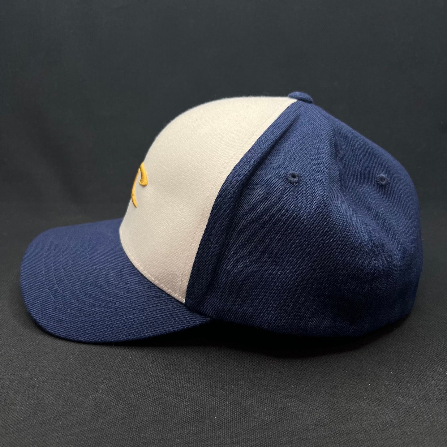 Y2K O’Neill Wave Logo Flexfit Hat Blue White L/XL Surf Cap Oneil