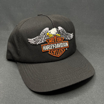 Vintage Harley Davidson Kailua Kona Hawaii Eagle Snapback USA