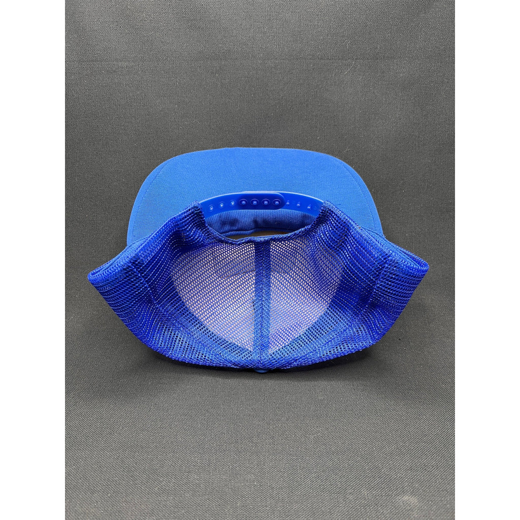 Vintage 1980s Catalina Blue and Gold Trucker Hat with Laurel Brim