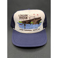 Vintage 80s London Bridge Lake Havasu City AZ Trucker Hat Foam Snapback Trucker
