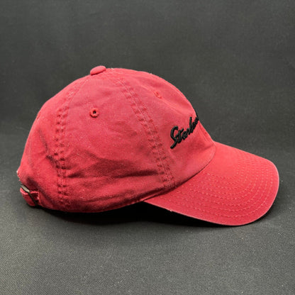 Starbucks Coffee Script Strapback Hat Red American Needle