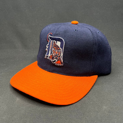 Vintage Detroit Tigers Snapback Hat American Needle Wool