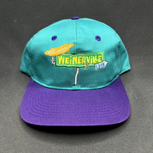 Vintage Marc Weiner Weinerville Boney Snapback Hat Nickelodeon 90s