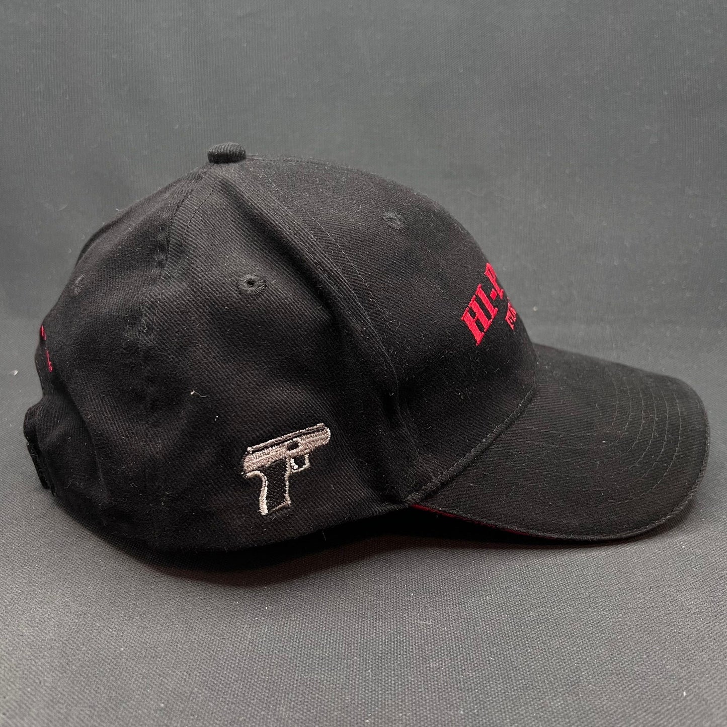 Vintage Hi-Point Firearms Strapback Hat Black Red Shooting Cap