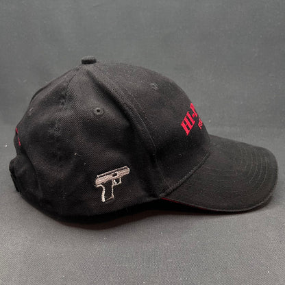 Vintage Hi-Point Firearms Strapback Hat Black Red Shooting Cap