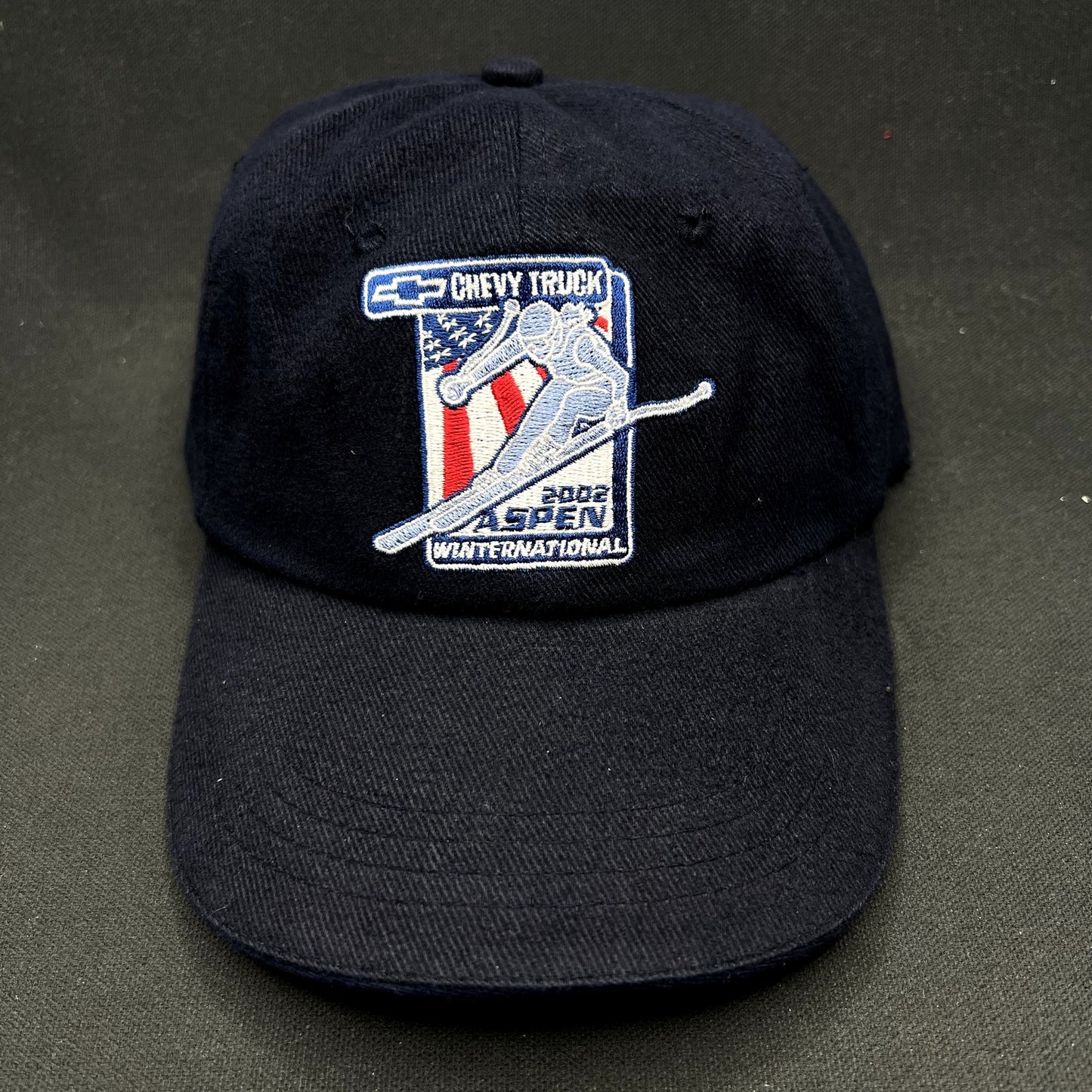 2002 Aspen Winternational Chevy Truck Ski Strapback Hat Karbon Canada