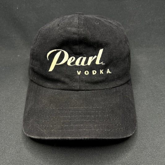 Vintage Pearl Vodka Snapback Hat Black USA Made Capstone Promo