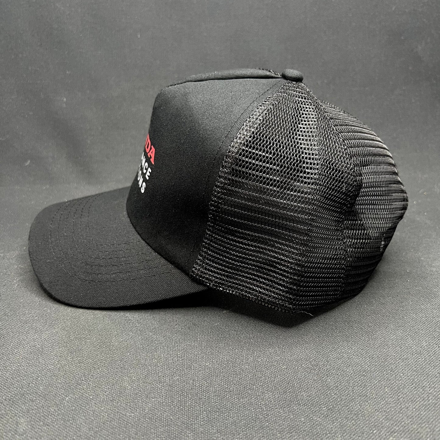 Honda Insurance Solutions Black Mesh Snapback Trucker Hat