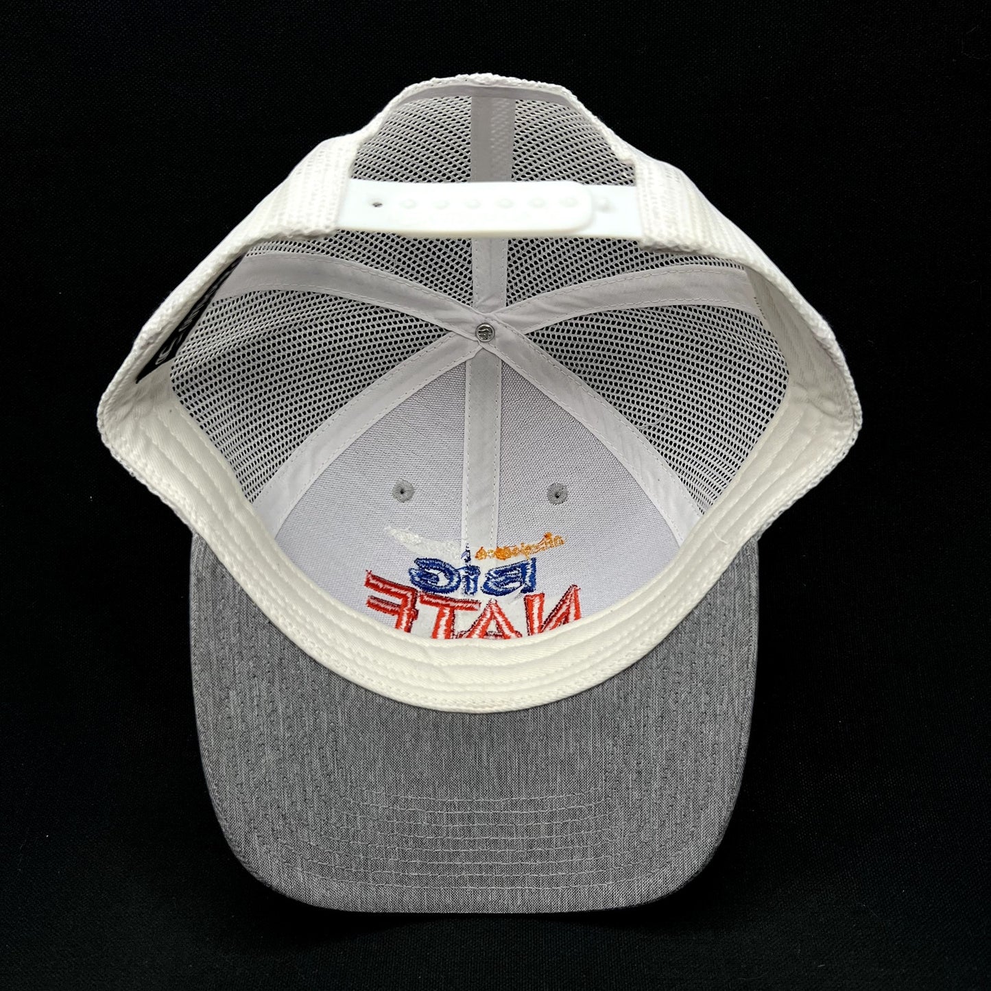 Nickelodeon Big Nate Paramount+ Snapback Trucker Hat Gray White Promo Cap
