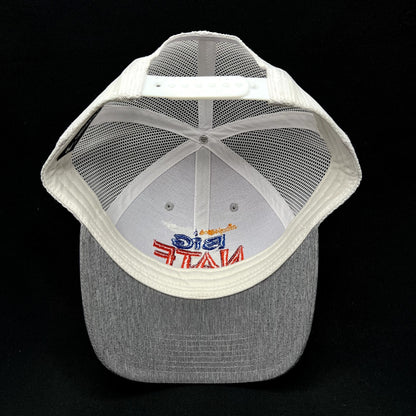 Nickelodeon Big Nate Paramount+ Snapback Trucker Hat Gray White Promo Cap