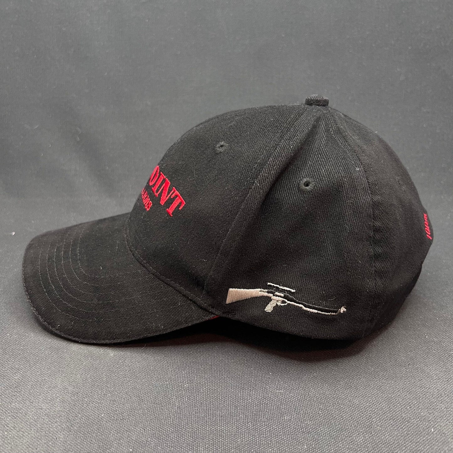 Vintage Hi-Point Firearms Strapback Hat Black Red Shooting Cap
