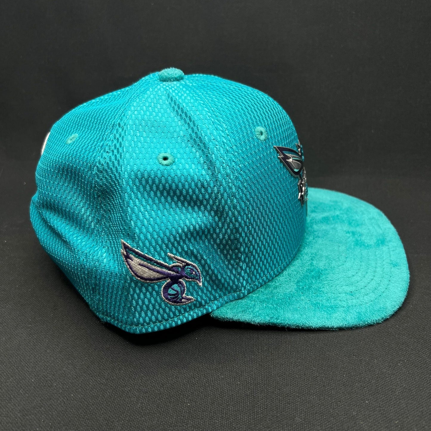 Charlotte Hornets New Era 9FIFTY On Court Snapback Teal NBA Hat