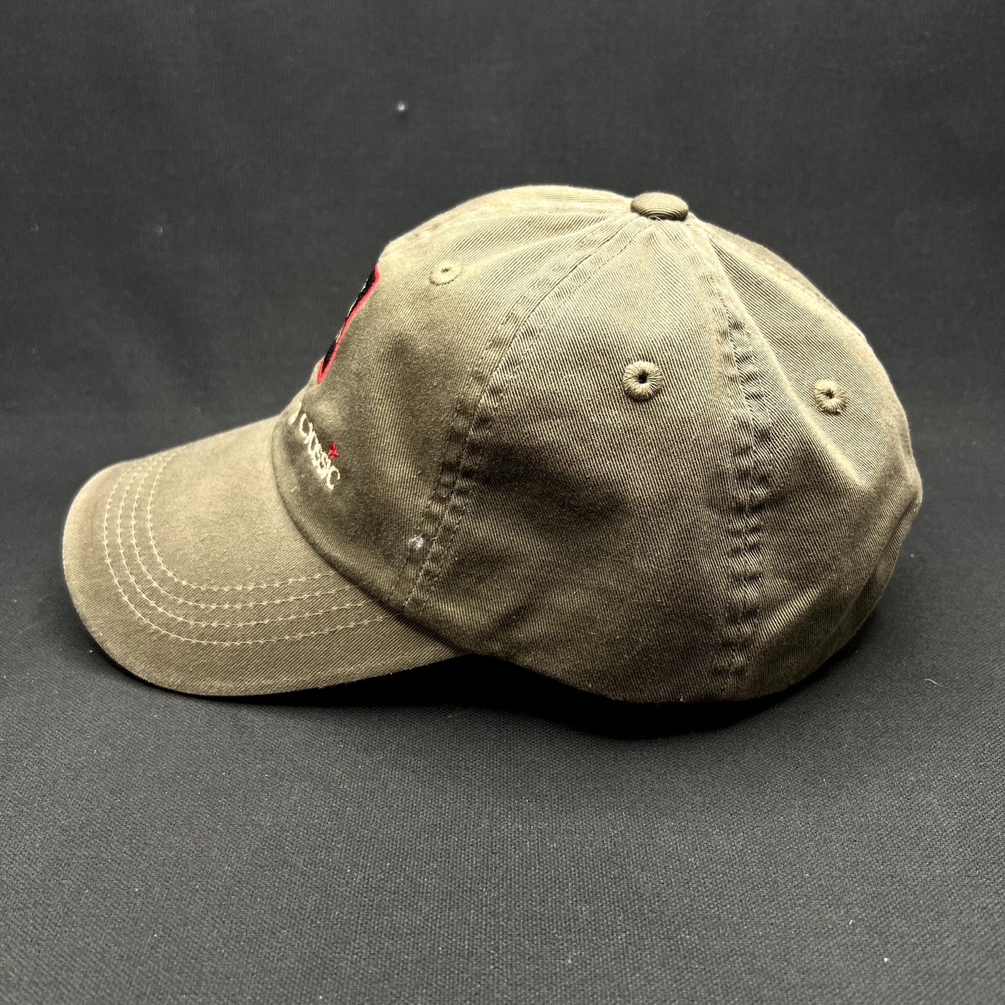 Memorial Day Classic race Tournament Strapback Hat Port Authority Khaki