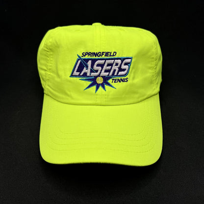 Vintage Springfield Lasers World TeamTennis Neon Strapback Tennis Hat WTT