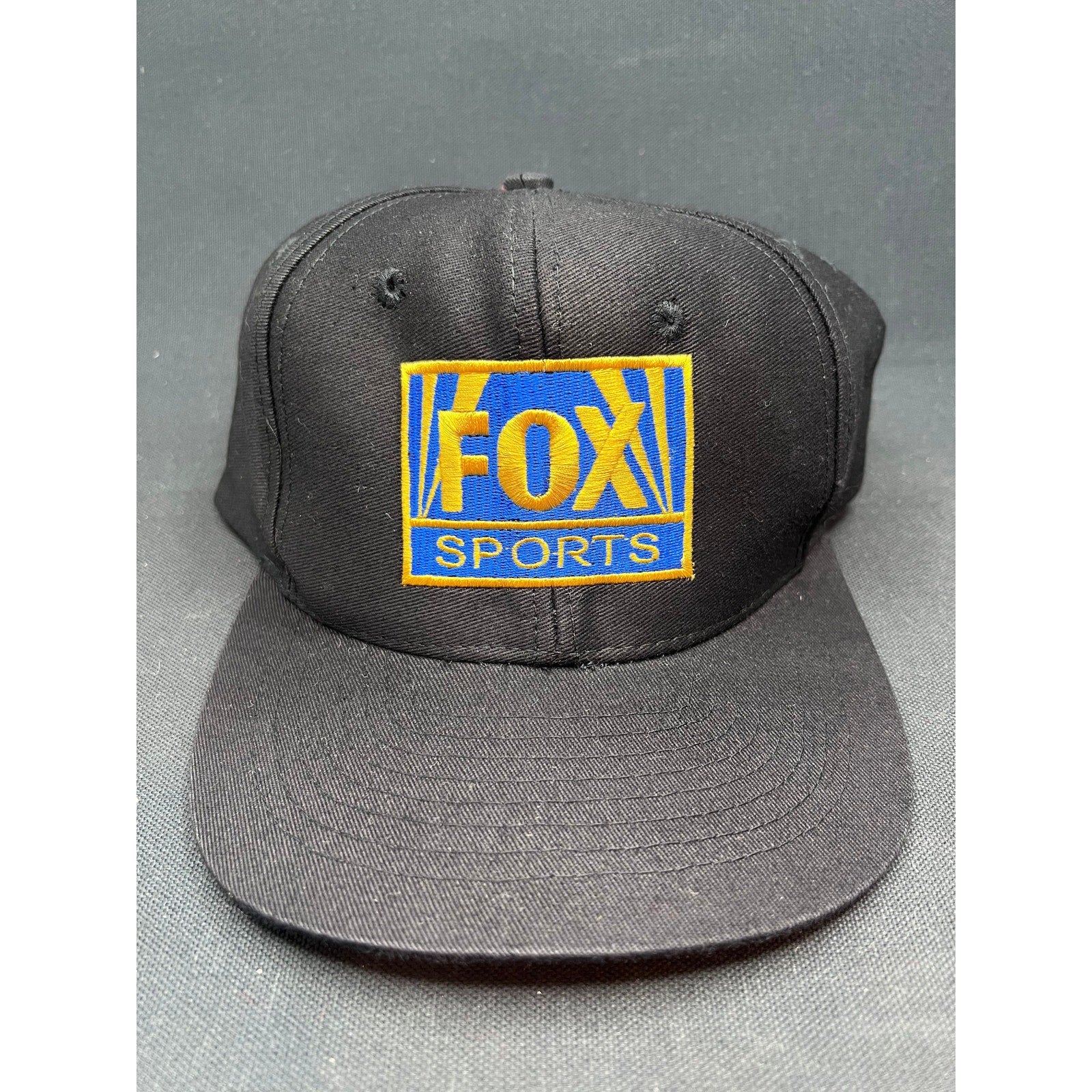 Vintage 90s FOX Sports Snapback Hat Mohr’s Embroidered Made Bangladesh