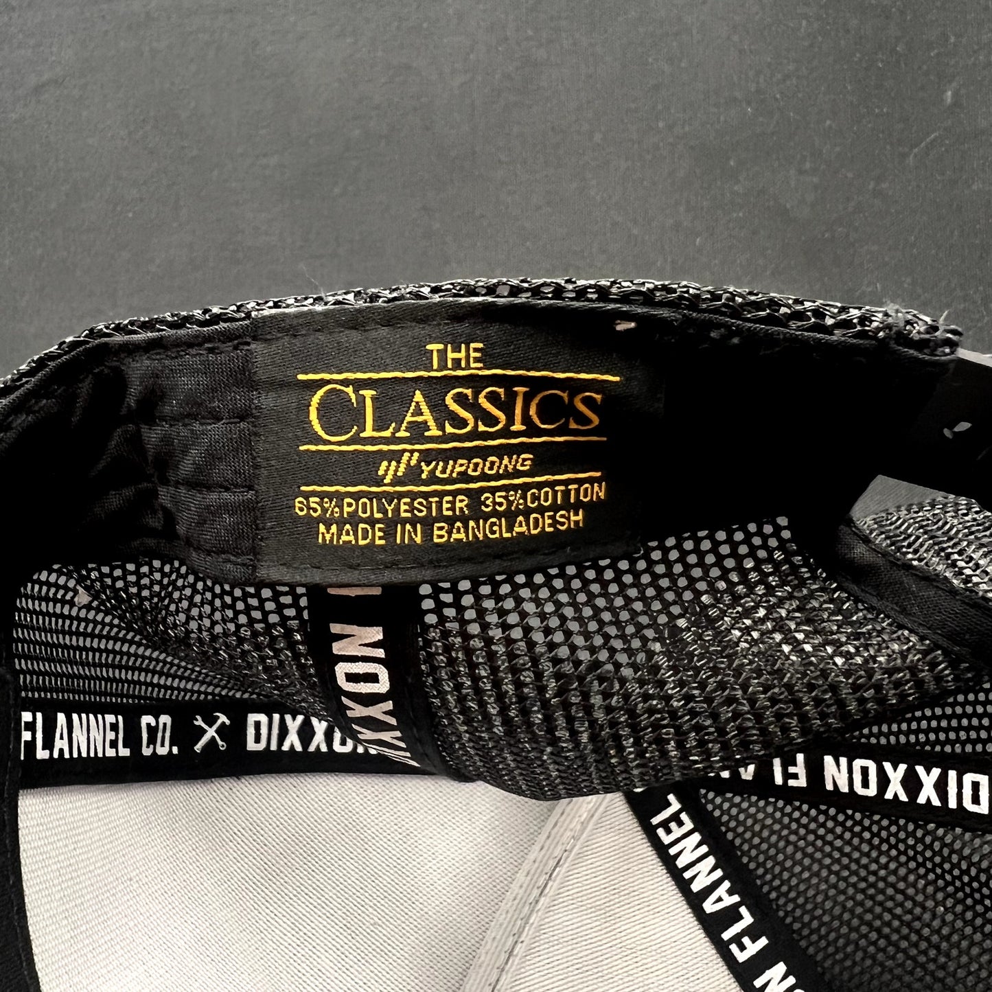 Dixxon Flannel Co Snapback Trucker Hat Black Yupoong Mesh NWT