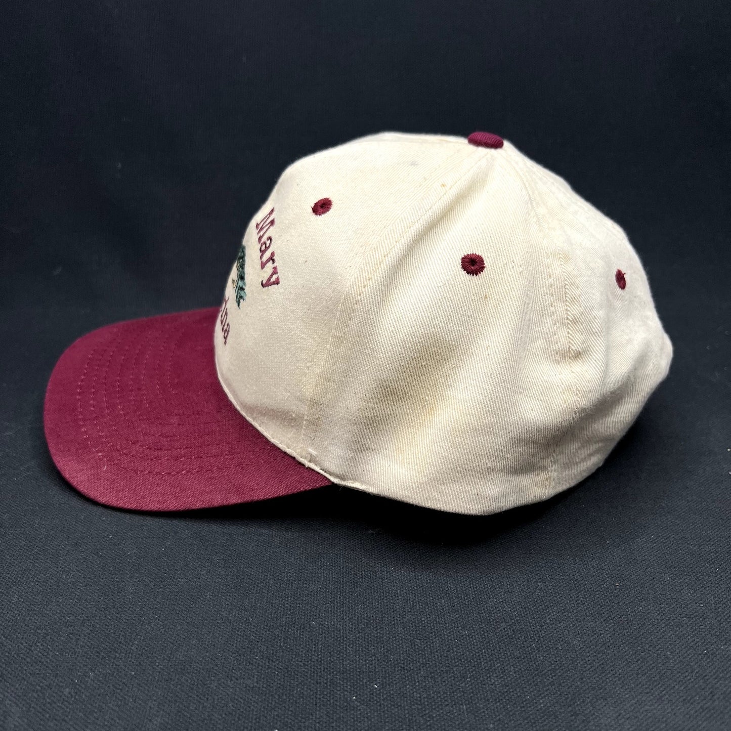 Vintage Lake Mary Marina Fishing Fly Snapback Hat KC USA