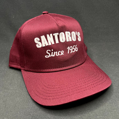 Vintage Santoro’s Since 1956 Snapback Hat Burgundy Otto Cap