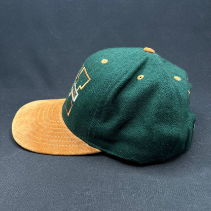 Vintage Treasure Island Las Vegas Snapback Hat Suede Brim