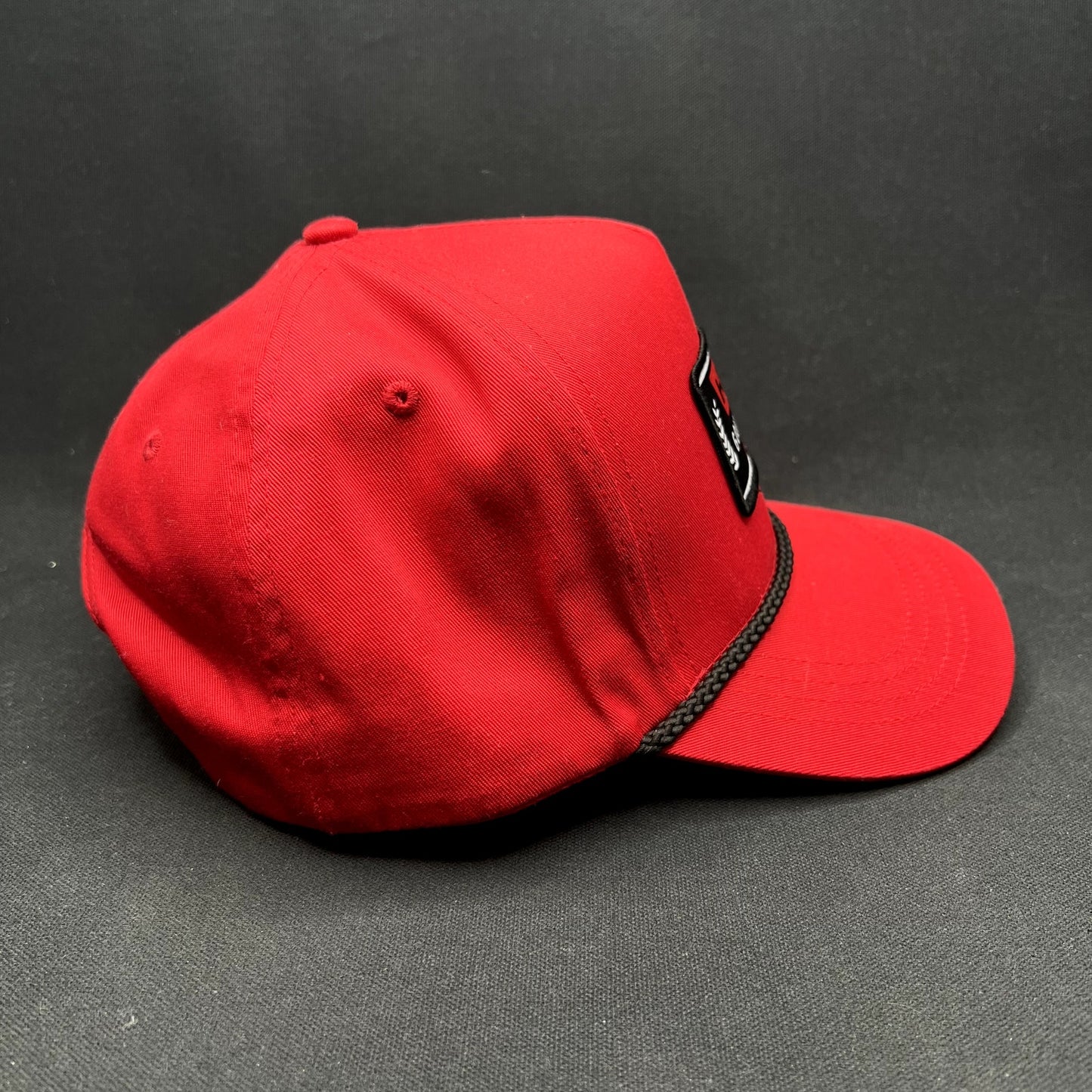 KBS Golf Shafts Rope Snapback Hat Red Golf Cap