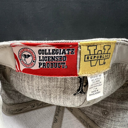 NWT Long Beach State 49ers Fitted Hat 7 1/4 Gray W Republic Cap