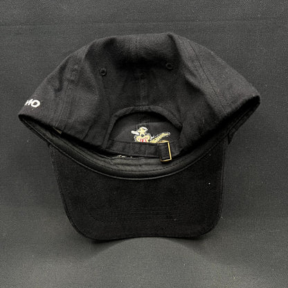 Anheuser-Busch A Eagle Logo Strapback Hat Black Embroidered Beer Brewery Cap