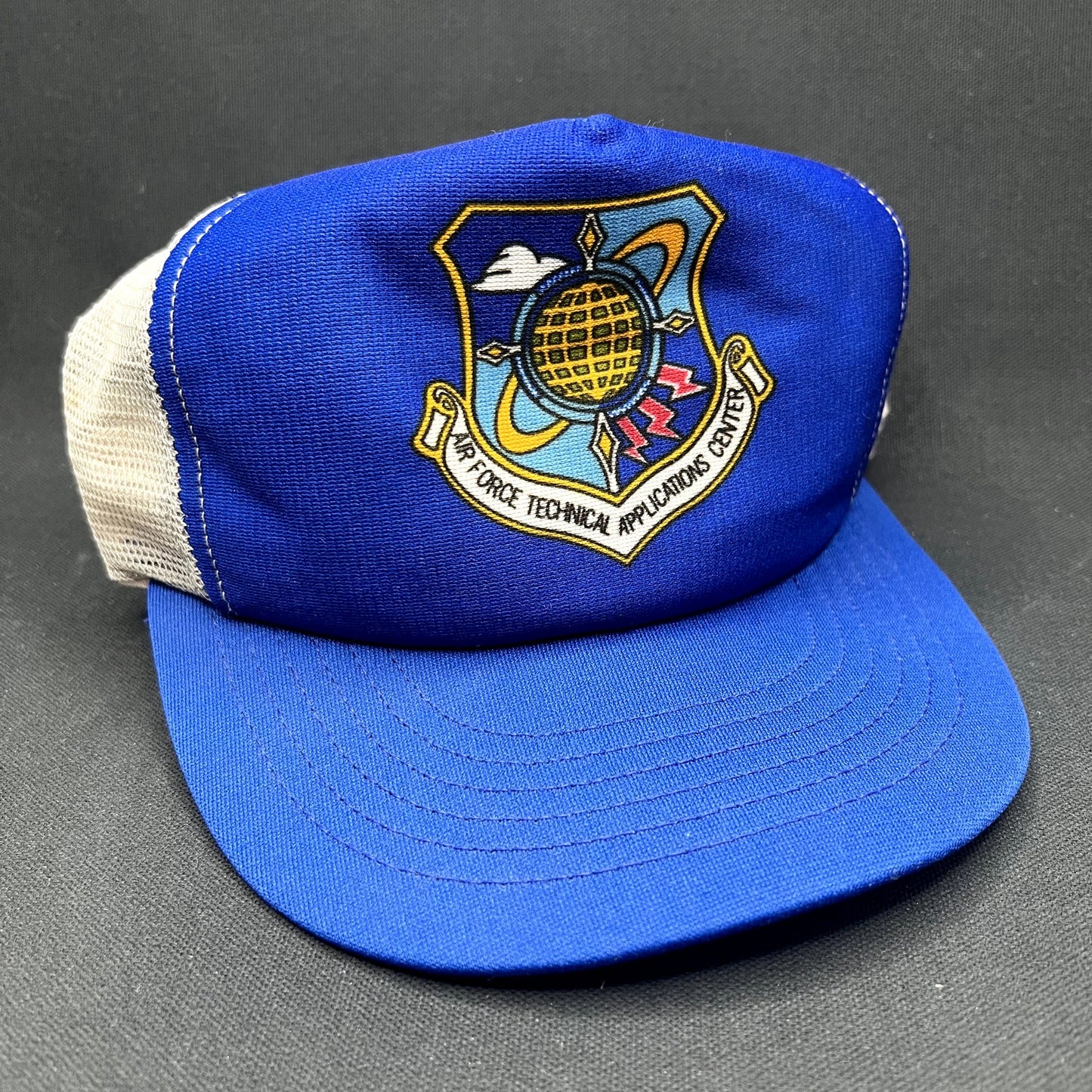 Vintage USAF Technical Applications Center Trucker Snapback Hat