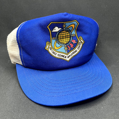Vintage USAF Technical Applications Center Trucker Snapback Hat