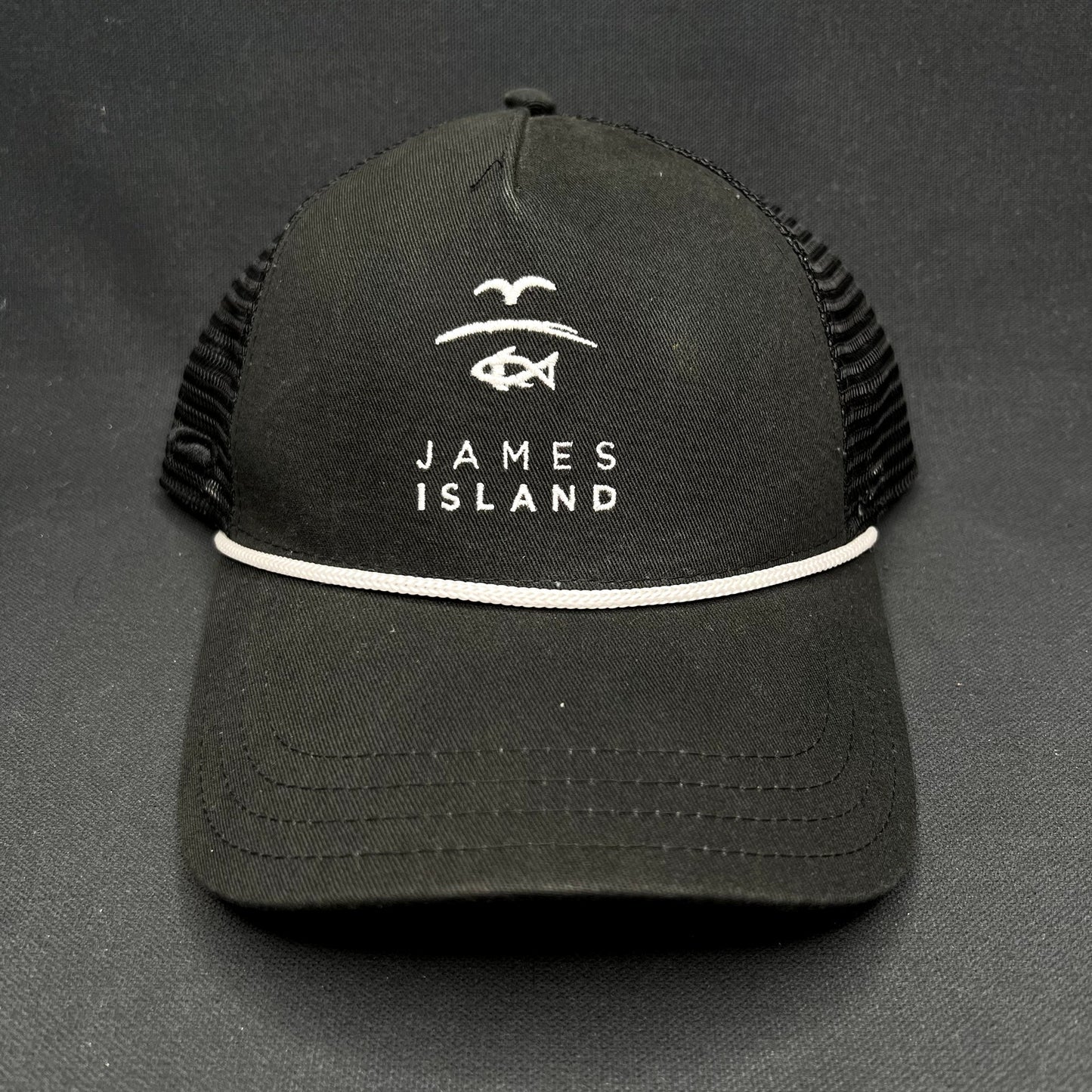 James Island Discovery Collection Snapback Trucker Hat Black