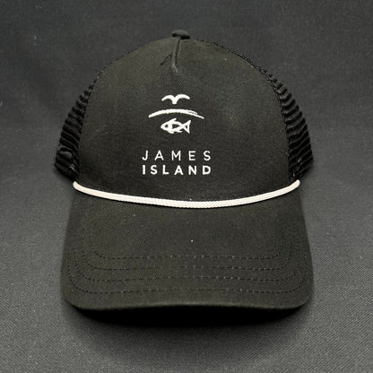 James Island Discovery Collection Snapback Trucker Hat Black