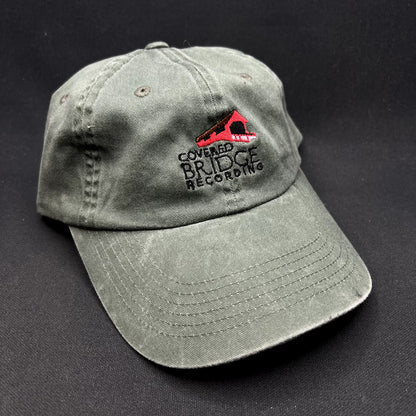 Covered Bridge Recording Studio Olive Green Strapback Hat Port Authority