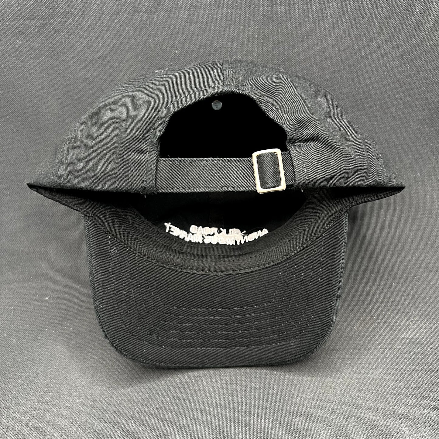 Silk Road Anonymous Market Strapback Hat Black Yupoong Dad Cap